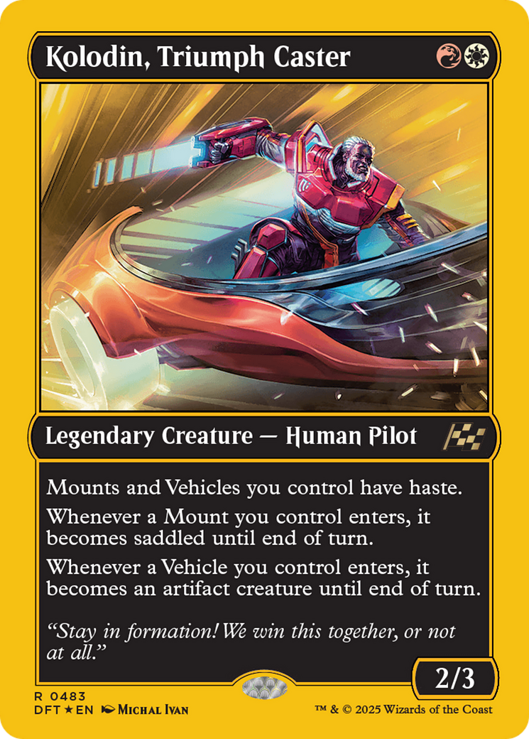 Kolodin, Triumph Caster (First-Place Foil) [Aetherdrift] | Mega City Incorporated