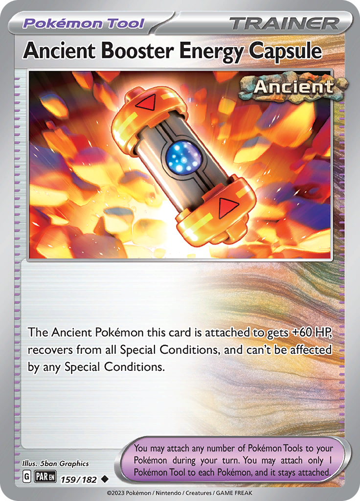 Ancient Booster Energy Capsule (159/182) [Scarlet & Violet: Paradox Rift] | Mega City Incorporated