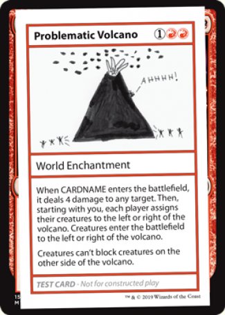 Problematic Volcano (2021 Edition) [Mystery Booster Playtest Cards] | Mega City Incorporated