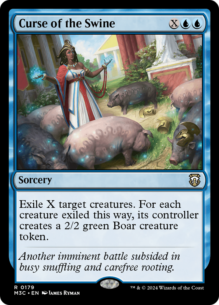 Curse of the Swine (Ripple Foil) [Modern Horizons 3 Commander] | Mega City Incorporated