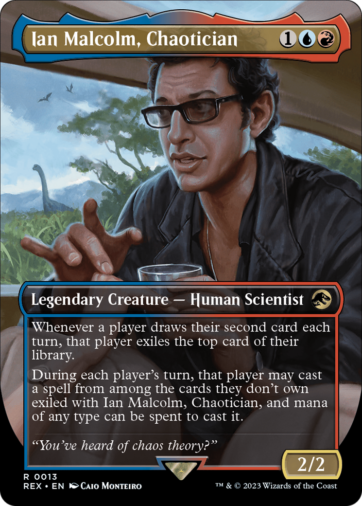 Ian Malcolm, Chaotician (Borderless) [Jurassic World Collection] | Mega City Incorporated