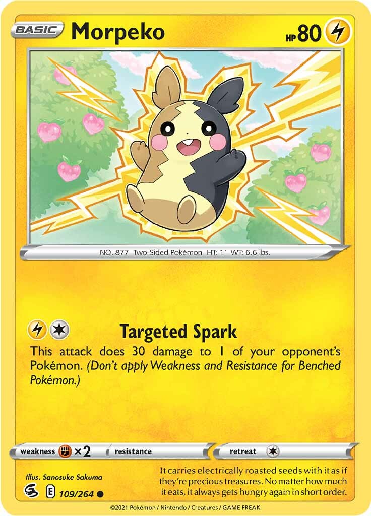 Morpeko (109/264) [Sword & Shield: Fusion Strike] | Mega City Incorporated