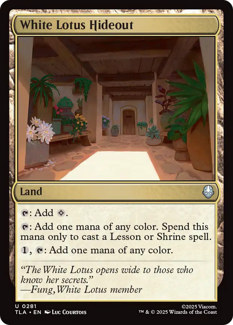 White Lotus Hideout [Avatar: The Last Airbender] | Mega City Incorporated