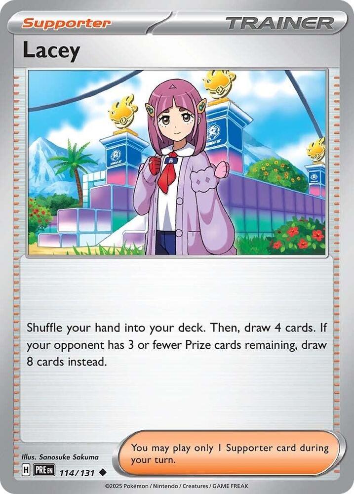 Lacey (114/131) [Scarlet & Violet: Prismatic Evolutions] | Mega City Incorporated