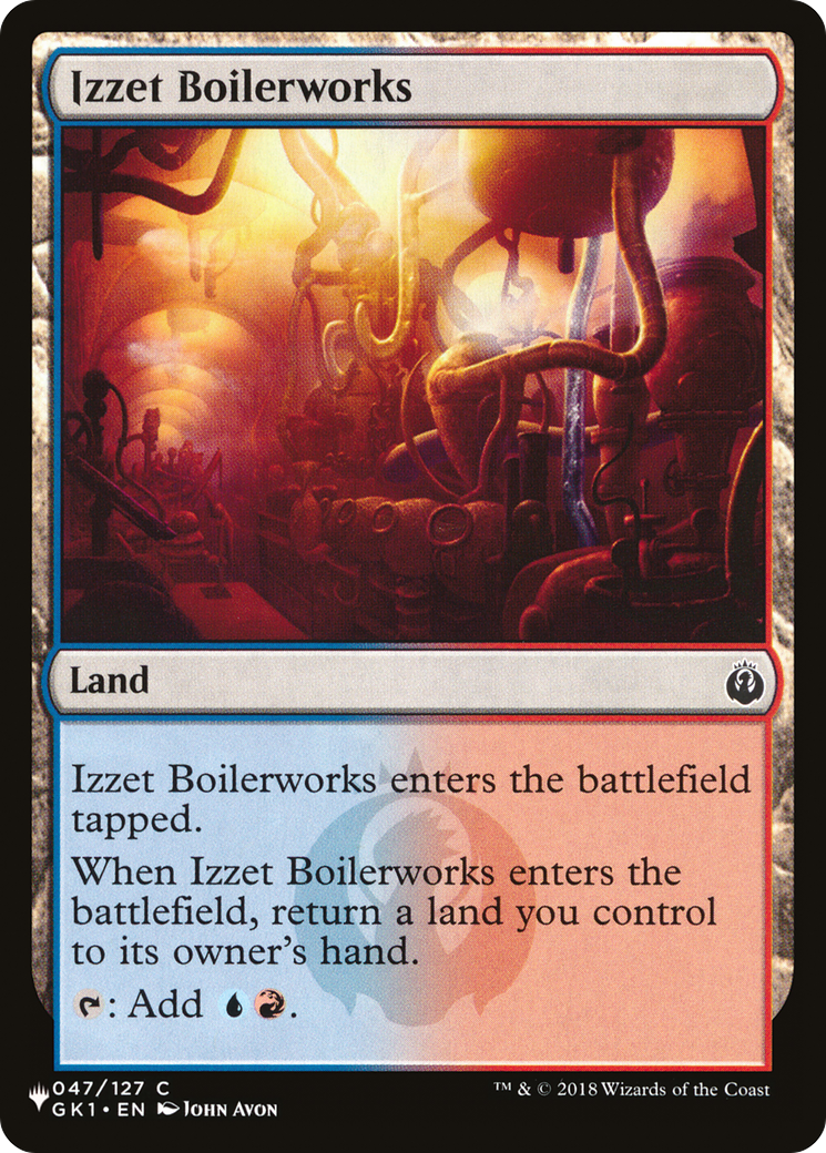 Izzet Boilerworks (GK1) [The List] | Mega City Incorporated