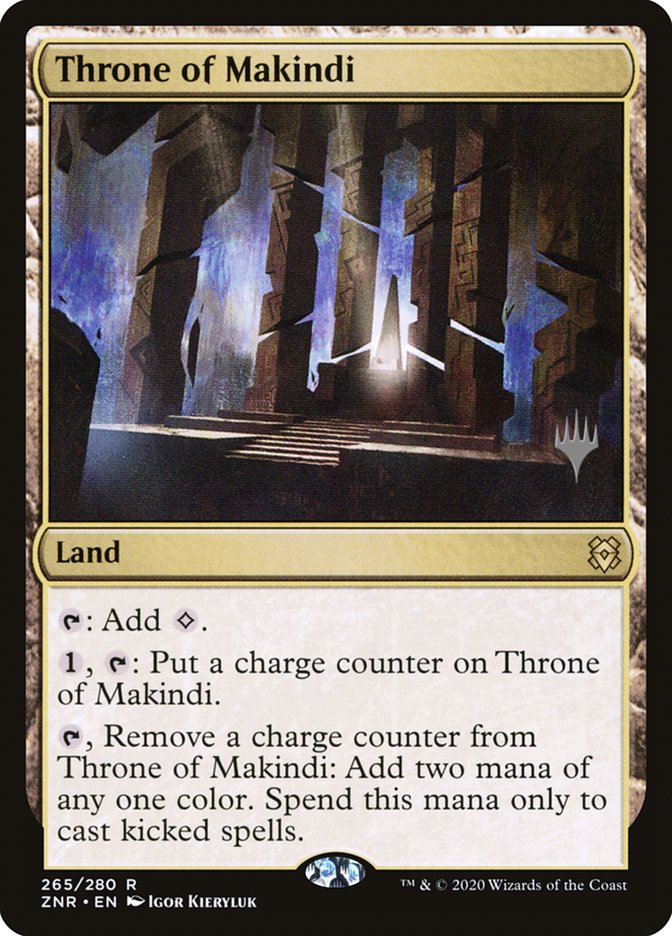 Throne of Makindi (Promo Pack) [Zendikar Rising Promos] | Mega City Incorporated