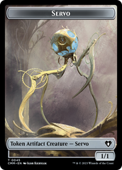 Servo // Elf Druid Double-Sided Token [Commander Masters Tokens] | Mega City Incorporated
