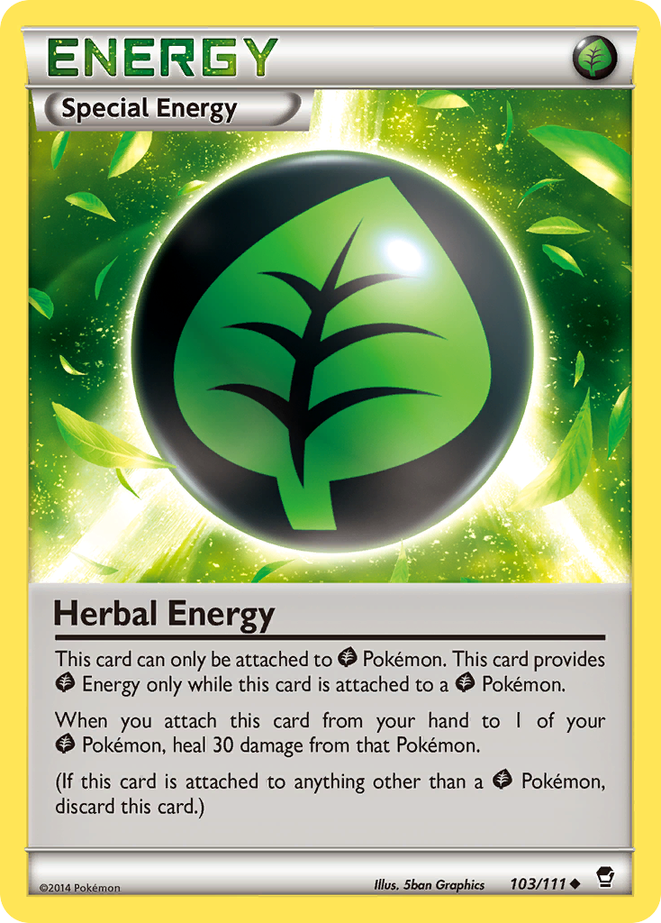 Herbal Energy (103/111) [XY: Furious Fists] | Mega City Incorporated