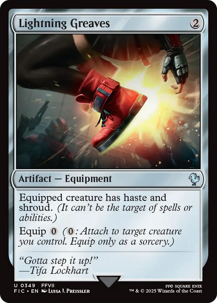 Lightning Greaves [FINAL FANTASY Commander] | Mega City Incorporated