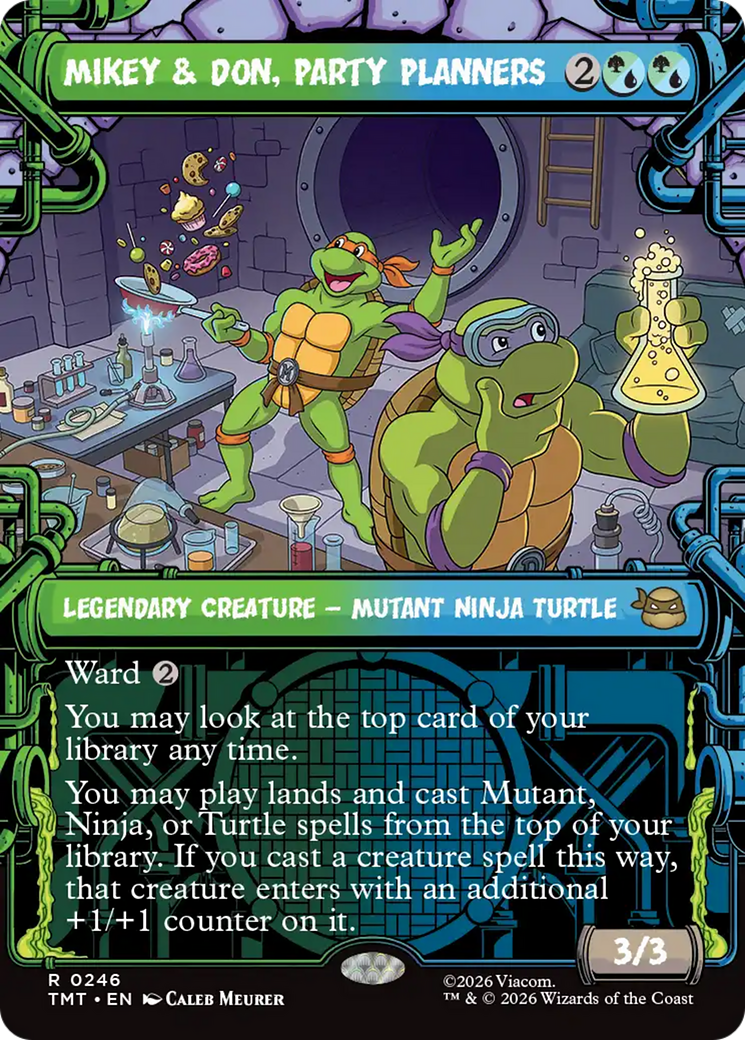 Mikey & Don, Party Planners (Showcase) [Teenage Mutant Ninja Turtles] | Mega City Incorporated