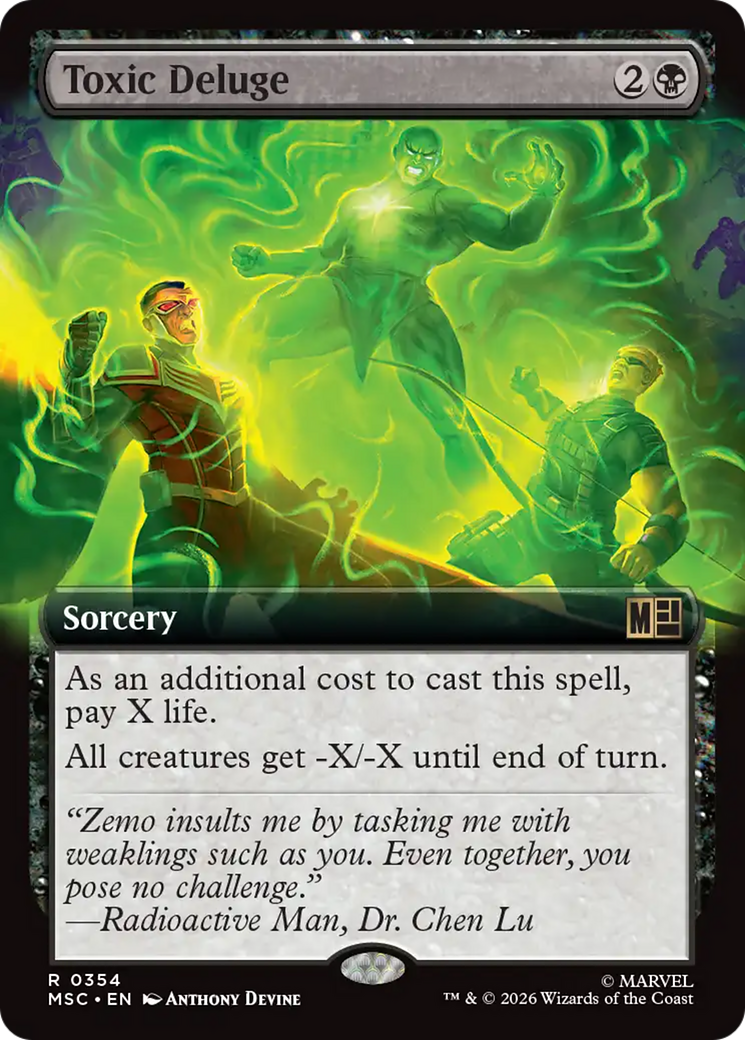 Toxic Deluge (Extended Art) [Marvel Super Heroes Commander] | Mega City Incorporated