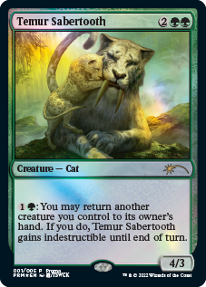 Temur Sabertooth [Year of the Tiger 2022] | Mega City Incorporated