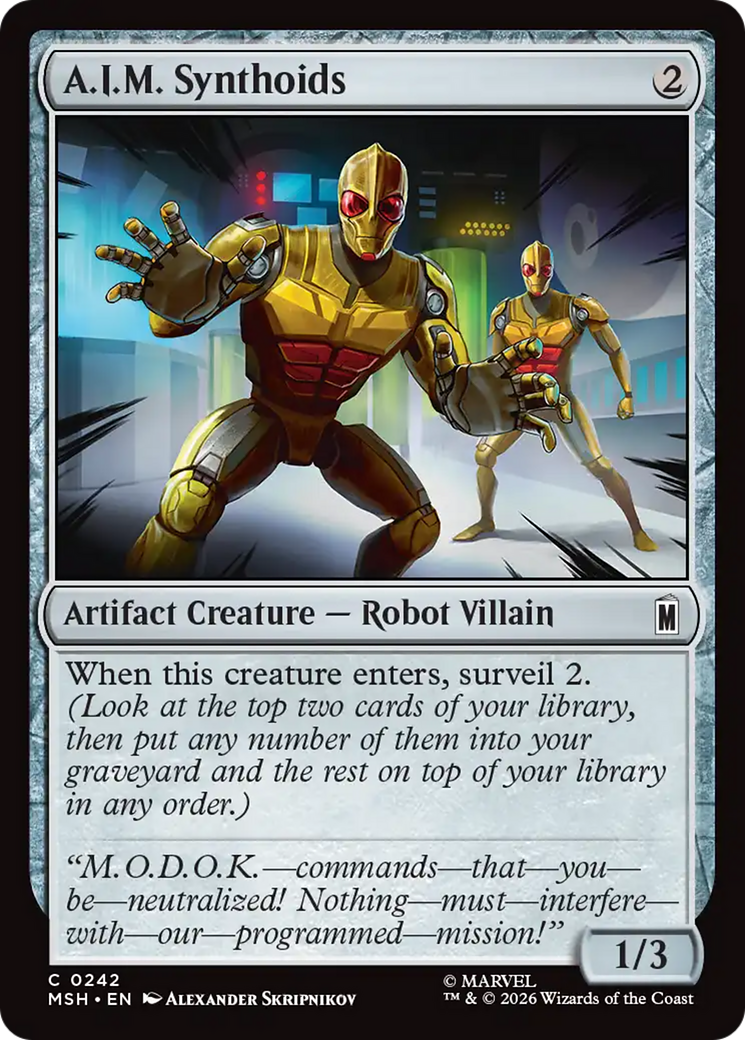 A.I.M. Synthoids [Marvel Super Heroes] | Mega City Incorporated