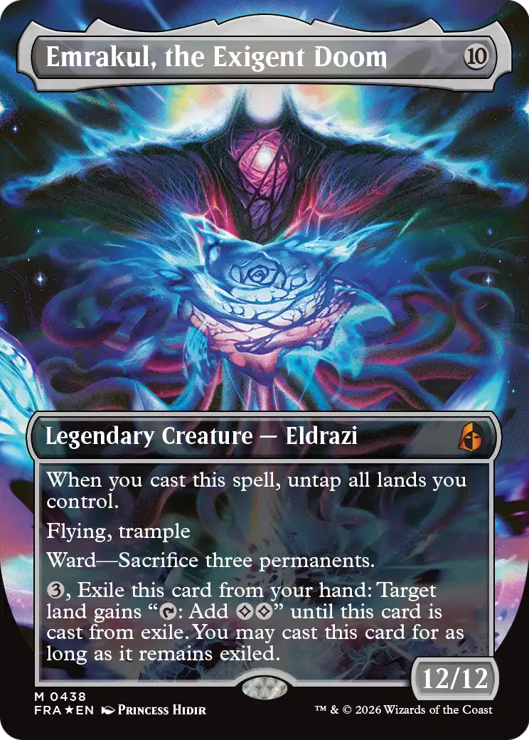 Emrakul, the Exigent Doom (Borderless) [Reality Fracture] | Mega City Incorporated