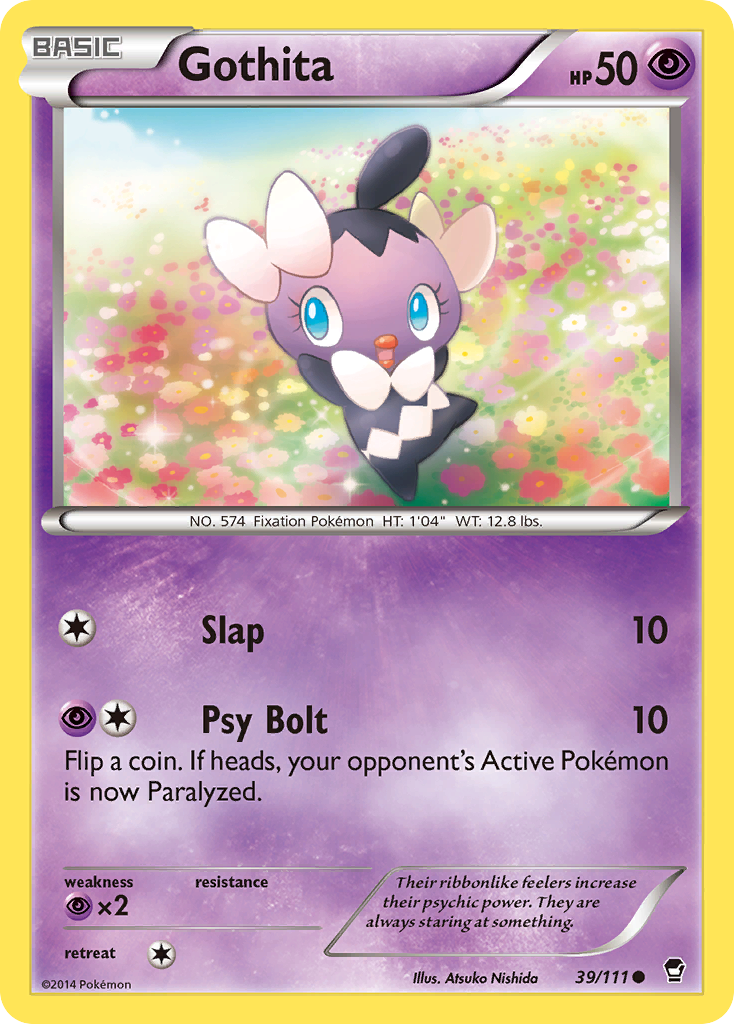 Gothita (39/111) [XY: Furious Fists] | Mega City Incorporated