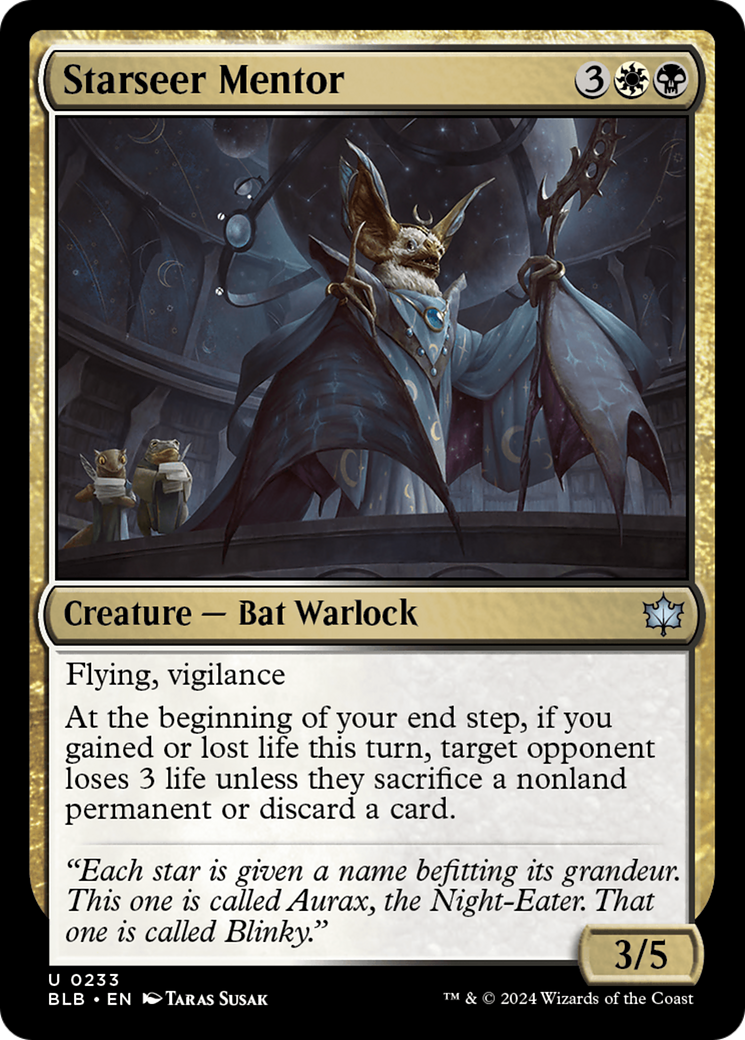 Starseer Mentor [Bloomburrow] | Mega City Incorporated