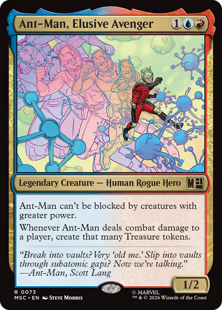 Ant-Man, Elusive Avenger (Surge Foil) [Marvel Super Heroes Commander] | Mega City Incorporated