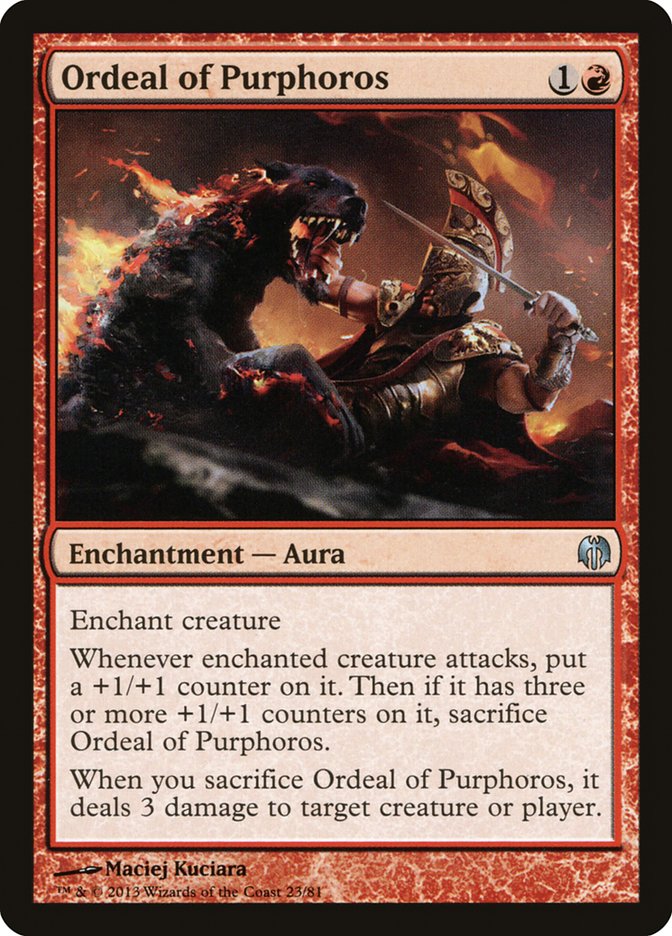 Ordeal of Purphoros [Duel Decks: Heroes vs. Monsters] | Mega City Incorporated