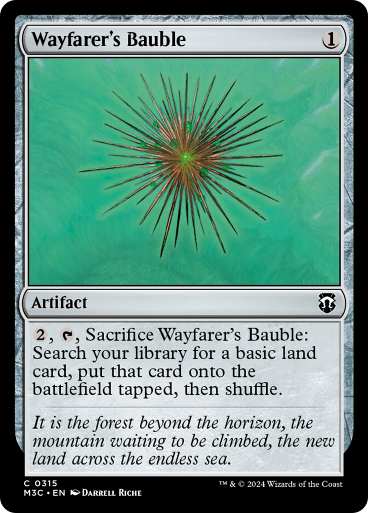 Wayfarer's Bauble (Ripple Foil) [Modern Horizons 3 Commander] | Mega City Incorporated