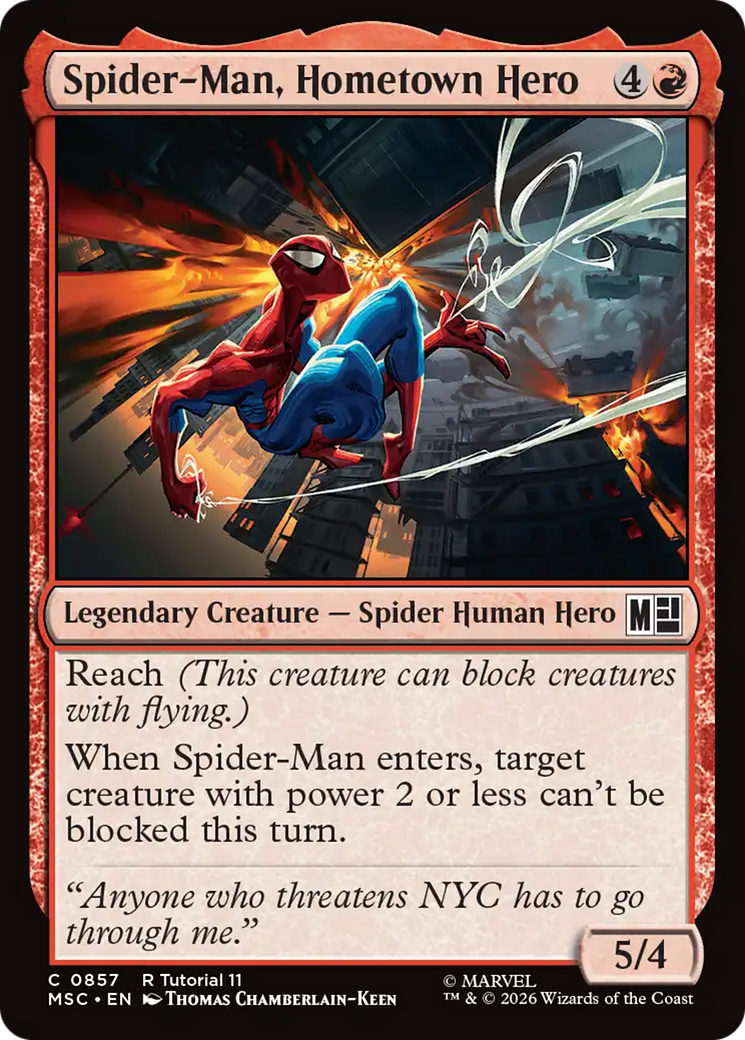 Spider-Man, Hometown Hero (0857) [Marvel Super Heroes Commander] | Mega City Incorporated