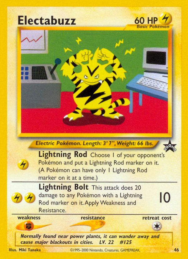 Electabuzz (46) [Wizards of the Coast: Black Star Promos] | Mega City Incorporated