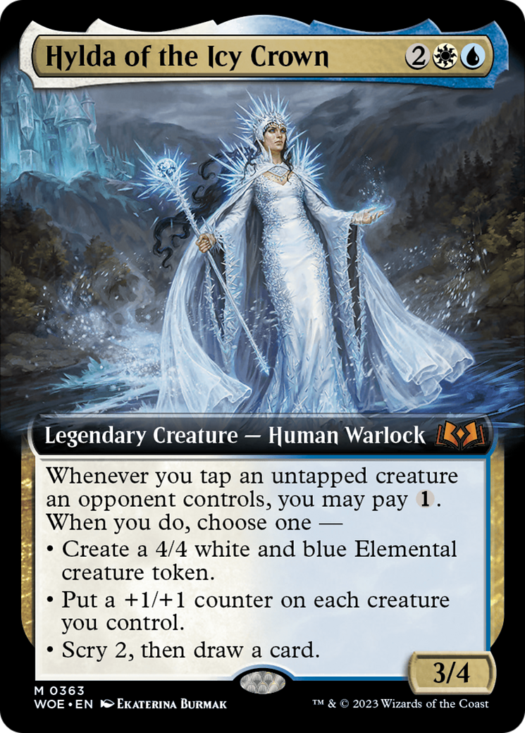 Hylda of the Icy Crown (Extended Art) [Wilds of Eldraine] | Mega City Incorporated