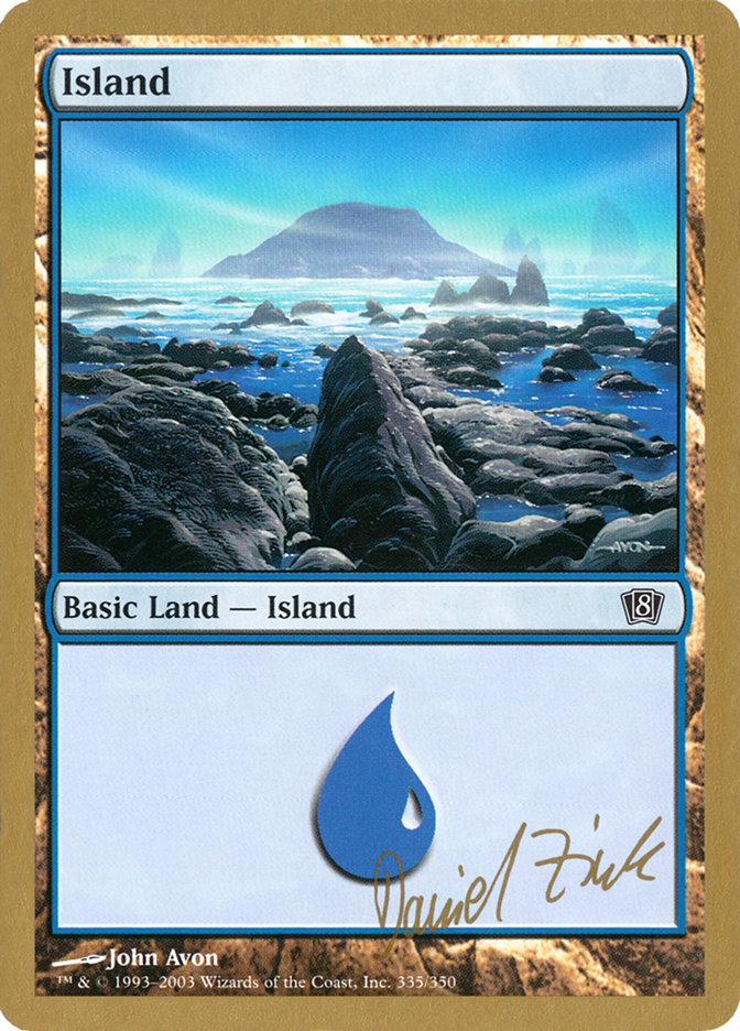 Island (dz335) (Daniel Zink) [World Championship Decks 2003] | Mega City Incorporated