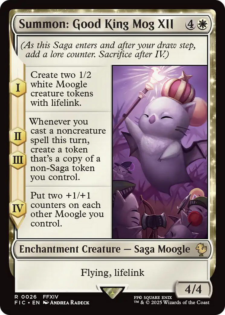 Summon: Good King Mog XII [FINAL FANTASY Commander] | Mega City Incorporated