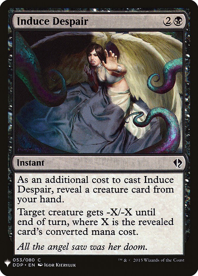 Induce Despair [Mystery Booster] | Mega City Incorporated