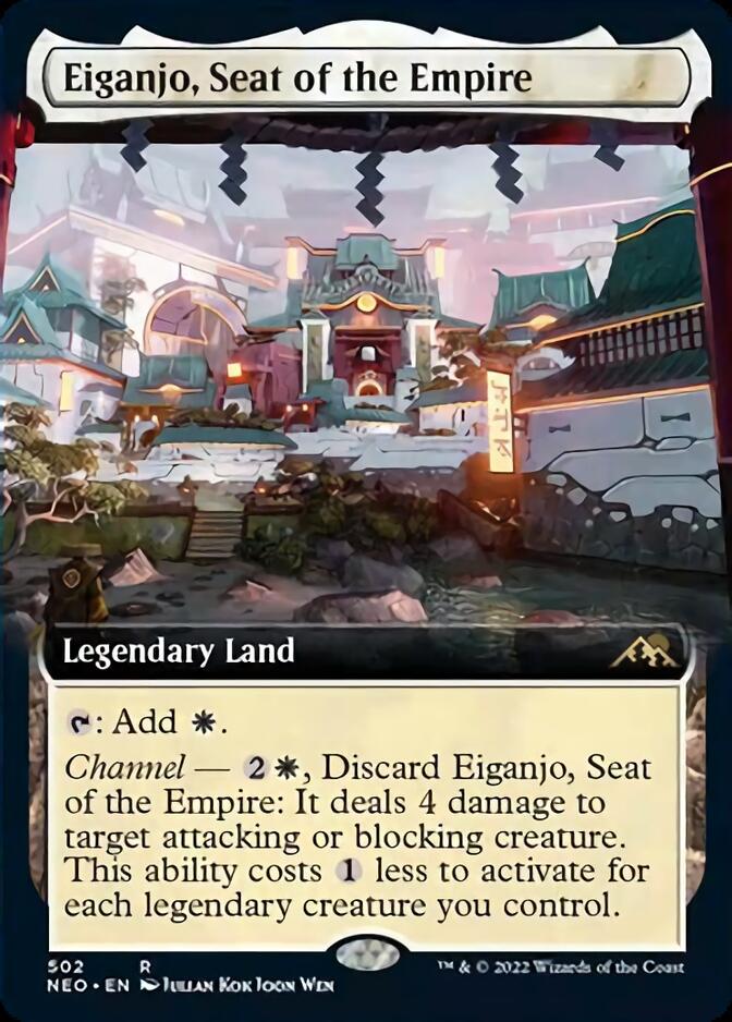 Eiganjo, Seat of the Empire (Extended Art) [Kamigawa: Neon Dynasty] | Mega City Incorporated