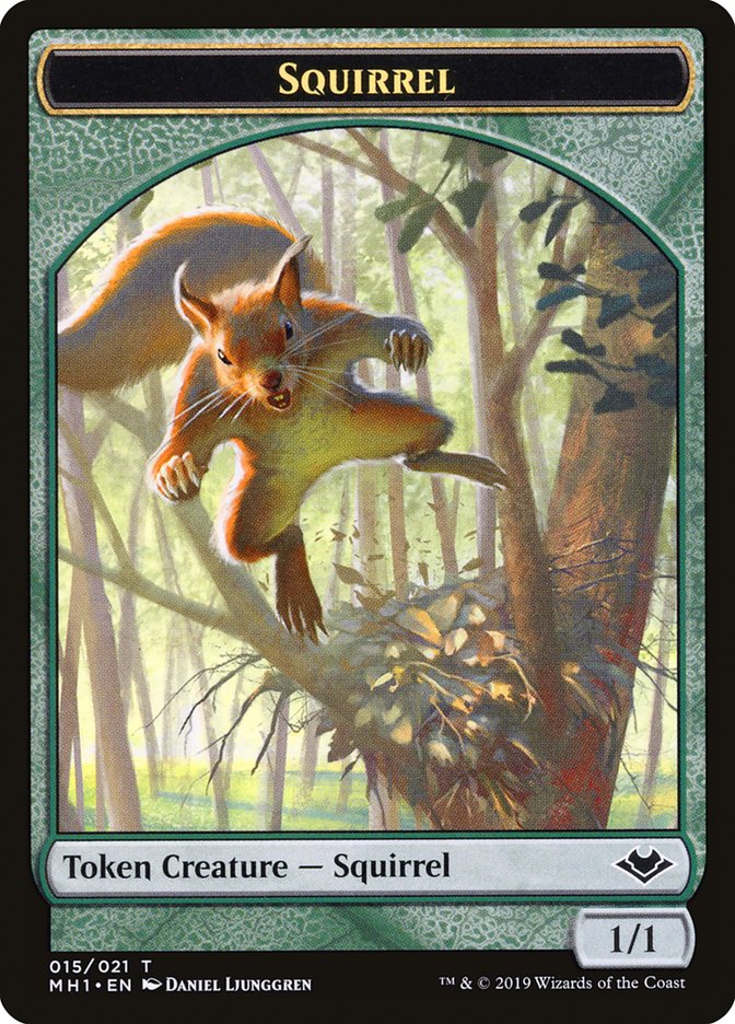 Shapeshifter (001) // Squirrel (015) Double-Sided Token [Modern Horizons Tokens] | Mega City Incorporated