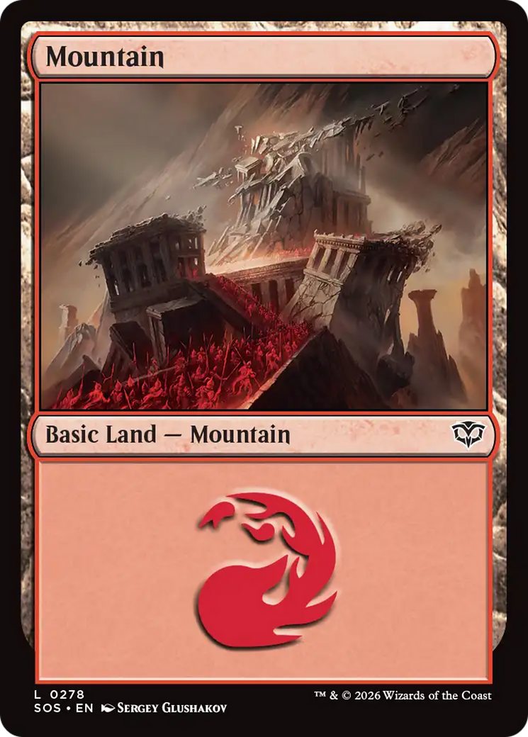 Mountain (0278) [Secrets of Strixhaven] | Mega City Incorporated