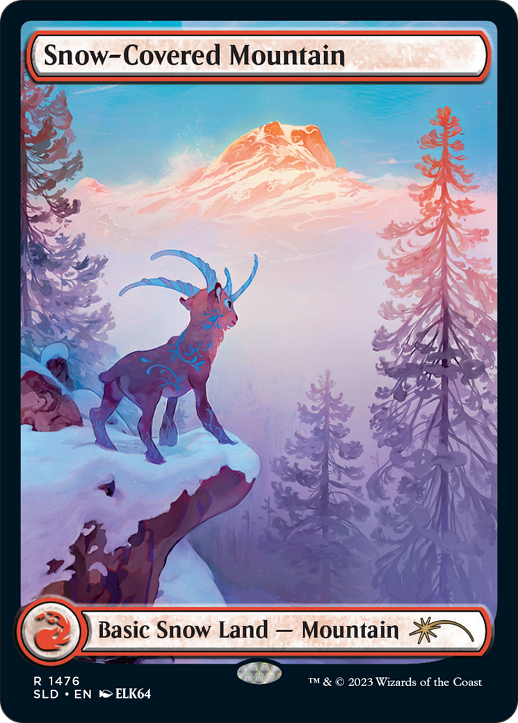 Snow-Covered Mountain (1476) [Secret Lair Drop Series] | Mega City Incorporated