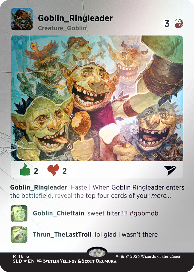 Goblin Ringleader (Rainbow Foil) [Secret Lair Drop Series] | Mega City Incorporated