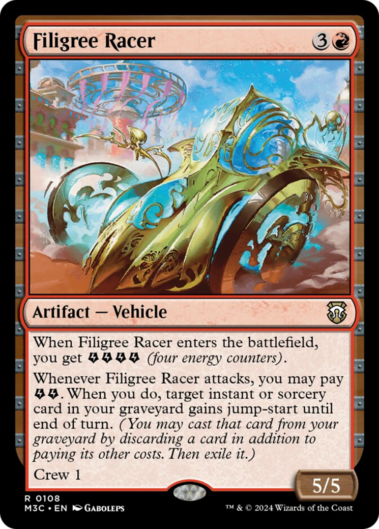 Filigree Racer [Modern Horizons 3 Commander] | Mega City Incorporated