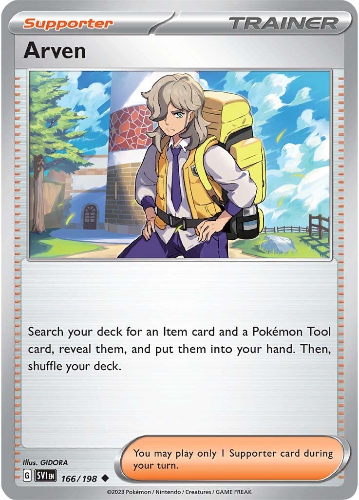 Arven (166/198) [Scarlet & Violet: Base Set] | Mega City Incorporated
