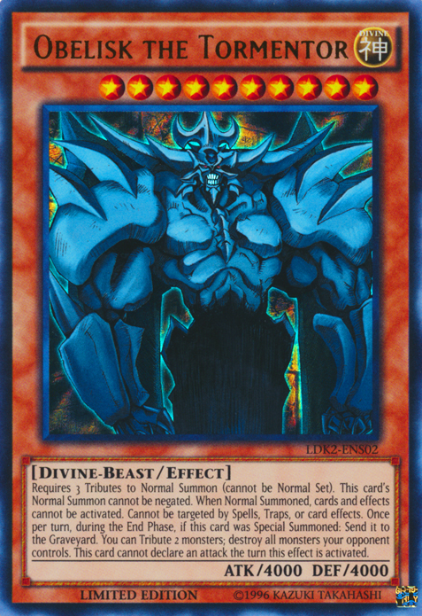 Obelisk the Tormentor [LDK2-ENS02] Ultra Rare | Mega City Incorporated