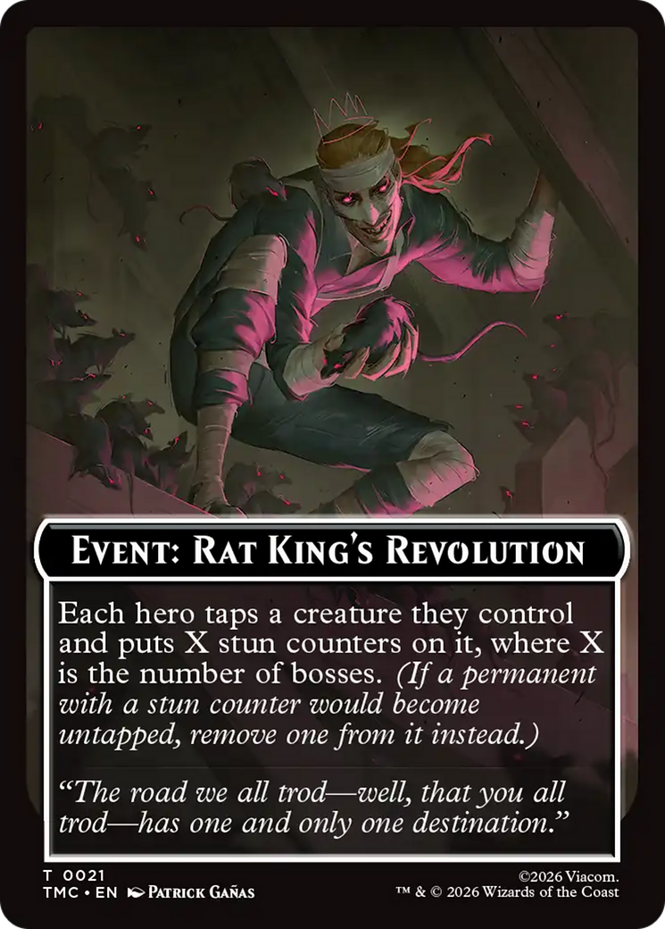 Event: Rat King's Revolution [Teenage Mutant Ninja Turtles Commander Tokens] | Mega City Incorporated