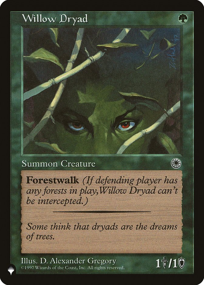 Willow Dryad [The List] | Mega City Incorporated