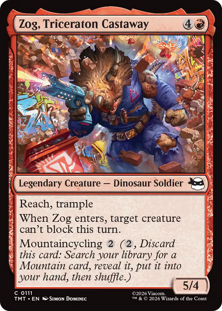 Zog, Triceraton Castaway [Teenage Mutant Ninja Turtles] | Mega City Incorporated