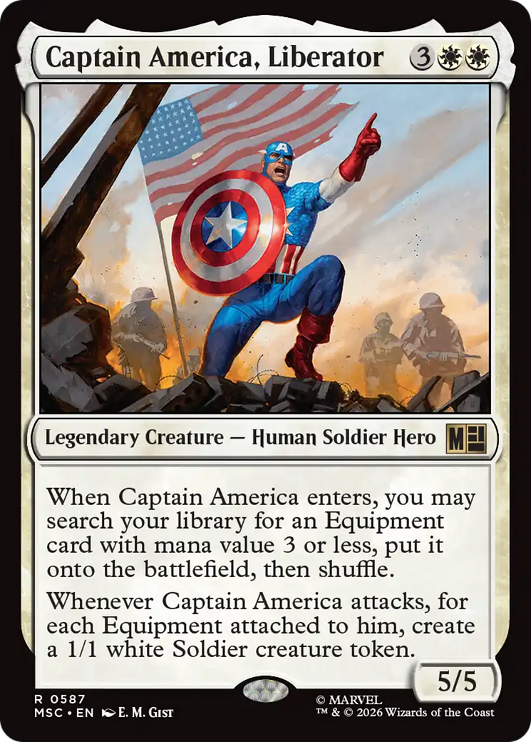 Captain America, Liberator [Marvel Super Heroes Commander] | Mega City Incorporated