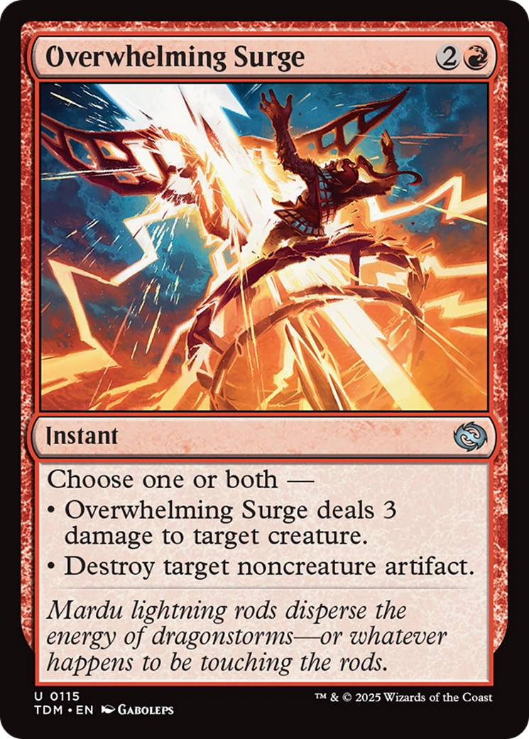 Overwhelming Surge [Tarkir: Dragonstorm] | Mega City Incorporated