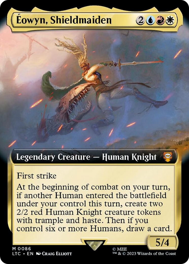 Eowyn, Shieldmaiden (Extended Art) [The Lord of the Rings: Tales of Middle-Earth Commander] | Mega City Incorporated