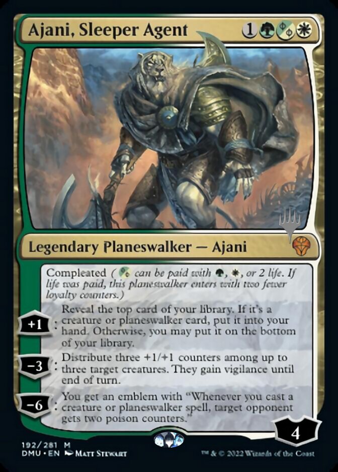 Ajani, Sleeper Agent (Promo Pack) [Dominaria United Promos] | Mega City Incorporated