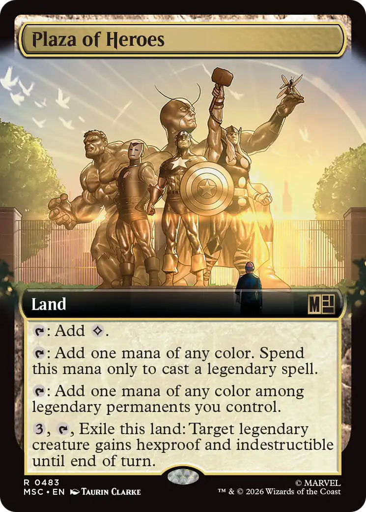 Plaza of Heroes (Extended Art) [Marvel Super Heroes Commander] | Mega City Incorporated