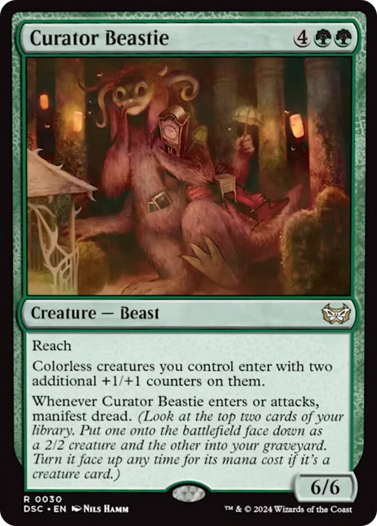 Curator Beastie [Duskmourn: House of Horror Commander] | Mega City Incorporated