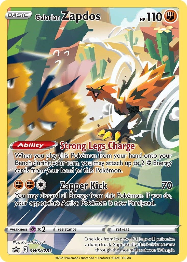 Galarian Zapdos (SWSH283) [Sword & Shield: Black Star Promos] | Mega City Incorporated