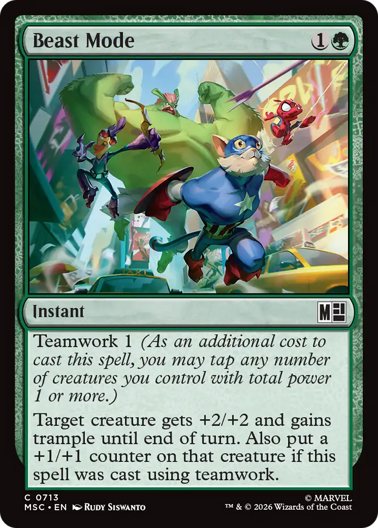 Beast Mode [Marvel Super Heroes Commander] | Mega City Incorporated