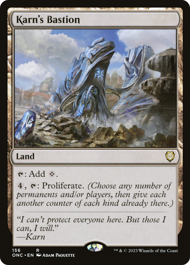 Karn's Bastion [Phyrexia: All Will Be One Commander] | Mega City Incorporated