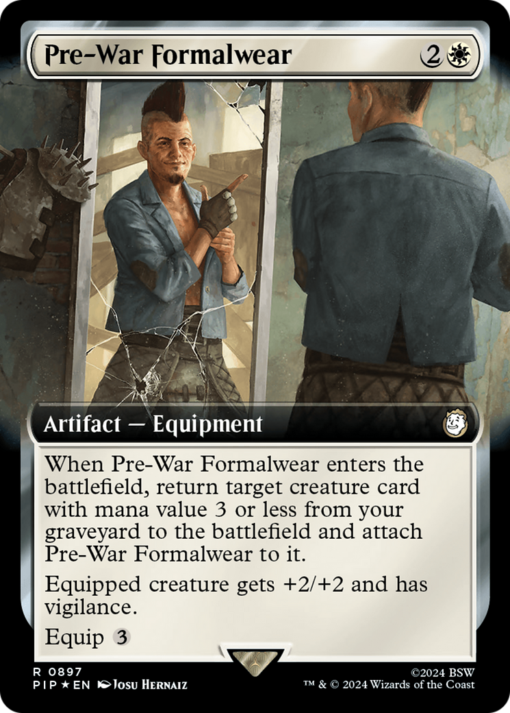 Pre-War Formalwear (Extended Art) (Surge Foil) [Fallout] | Mega City Incorporated